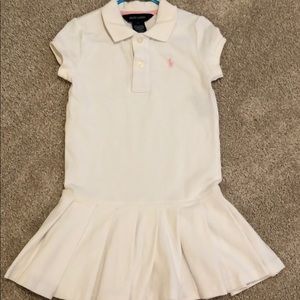 Ralph Lauren white tennis dress girls 5